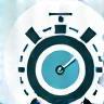 Icon representing time management and efficiency in cleaning