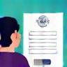 Step 3 Icon: Person filling out a registration form